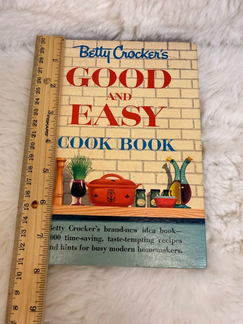 Vintage 1954 BETTY CROCKER' GOOD AND EASY COOK BOOK First Edition Fourth Print
